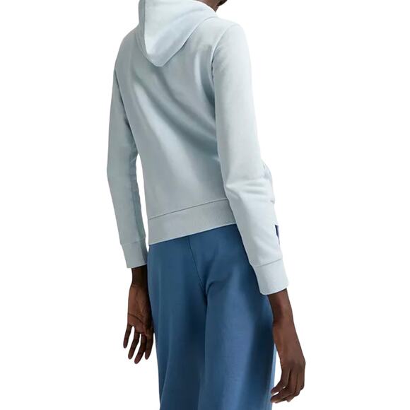 Puma Women's Essential+ Logo Fleece Hoodie NWT FROSTED DEW SIZE S - Picture 2 of 9